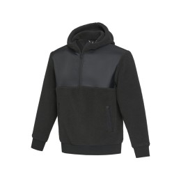 Evans трикотажная толстовка из искусственного меха унисекс - сплошной черный