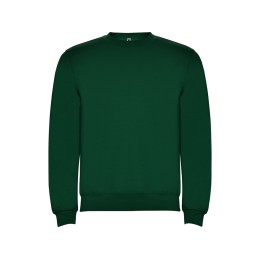 Свитшот с начесом "Clasica" унисекс, бутылочный зеленый
