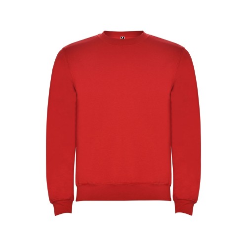 Свитшот с начесом "Clasica" унисекс, красный