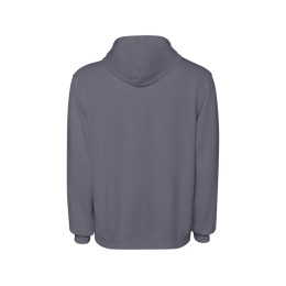 Толстовка с капюшоном «KENIA» унисекс, серо-голубой выстиранный