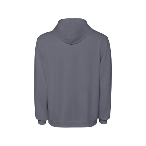 Толстовка с капюшоном «KENIA» унисекс, серо-голубой выстиранный