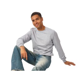 Свитшот Monaco унисекс, серый меланж