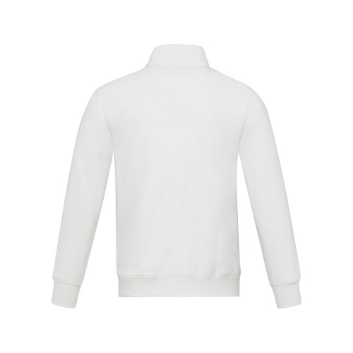 Galena унисекс-свитер с полноразмерной молнией из переработанных материалов Aware™  - Белый