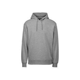 Толстовка с капюшоном оверсайз «Lisbon» унисекс, серый меланж