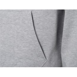 Толстовка унисекс "Stream" с капюшоном, серый меланж