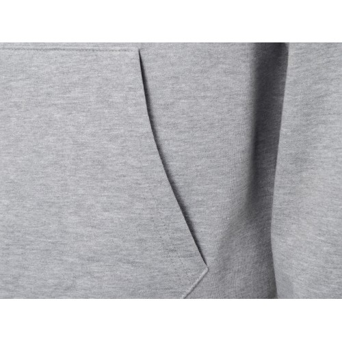 Толстовка унисекс "Stream" с капюшоном, серый меланж