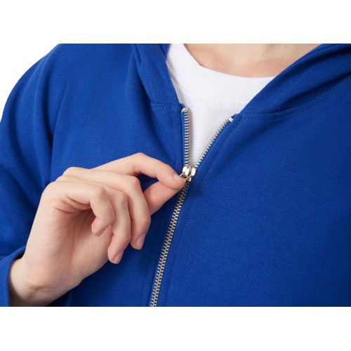 Толстовка оверсайз с капюшоном на молнии «Monaco», синий классический