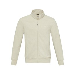 Galena унисекс-свитер с полноразмерной молнией из переработанных материалов Aware™  - Бежевый