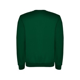 Свитшот с начесом "Clasica" унисекс, бутылочный зеленый