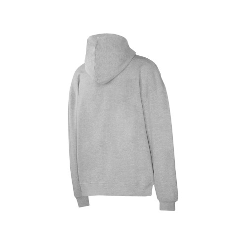 Толстовка оверсайз с капюшоном на молнии «Monaco», серый меланж