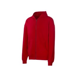 Толстовка оверсайз с капюшоном на молнии «Monaco», красный
