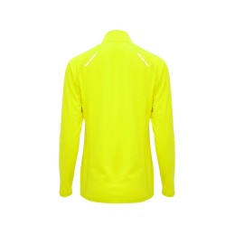 Толстовка с воротом на молнии женская "Melbourne", неоновый желтый