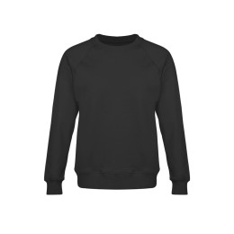 Свитшот оверсайз с рукавом реглан «Belgrade», унисекс, черный