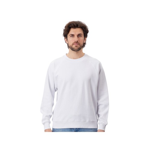 Свитшот оверсайз с рукавом реглан «Belgrade», унисекс, белый