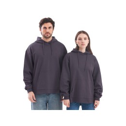 Худи оверсайз «Alpha.01» унисекс, темно-серый