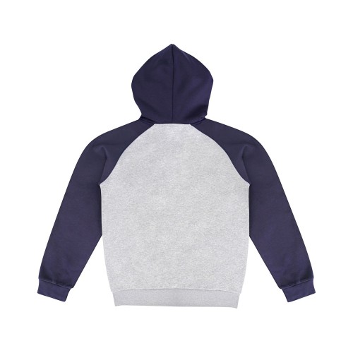 Толстовка с капюшоном «Dublin» мужская, темно-синий/серый меланж