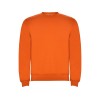Свитшот с начесом "Clasica" унисекс, оранжевый