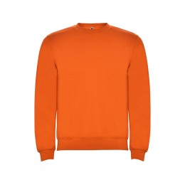 Свитшот с начесом "Clasica" унисекс, оранжевый