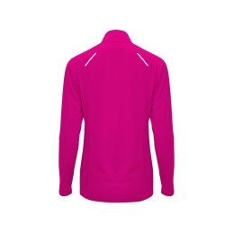 Толстовка с воротом на молнии женская "Melbourne", яркая фуксия