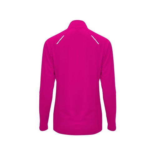 Толстовка с воротом на молнии женская "Melbourne", яркая фуксия