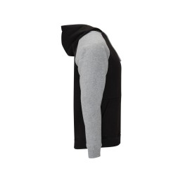 Толстовка с капюшоном "Badet" мужской, черный/серый меланж