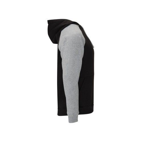 Толстовка с капюшоном "Badet" мужской, черный/серый меланж