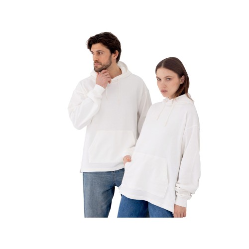 Худи оверсайз «Alpha.01» унисекс, молочный