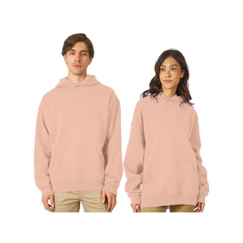 Толстовка с капюшоном оверсайз «Berlin» унисекс, лосось