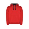 Толстовка с капюшоном "Urban" мужская, красный/черный