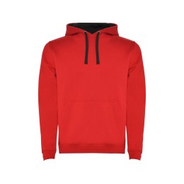 Толстовка с капюшоном "Urban" мужская, красный/черный