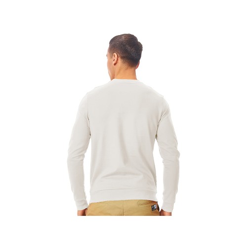 Свитшот "Motion" унисекс с начесом, белый