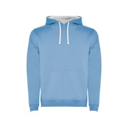 Толстовка с капюшоном "Urban" мужская, небесно-голубой/белый