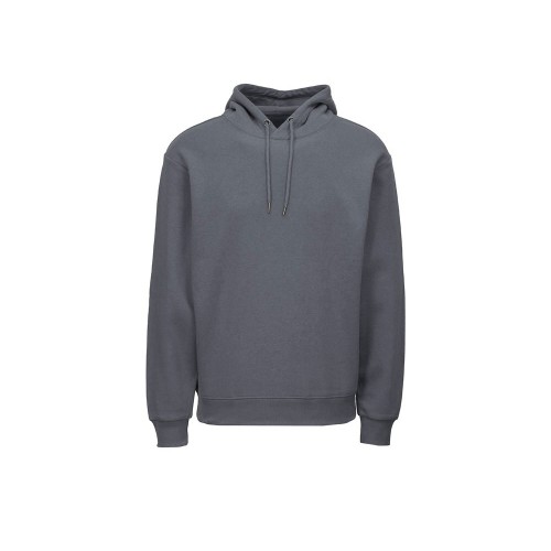 Толстовка с капюшоном оверсайз «Lisbon» унисекс, темно-серый