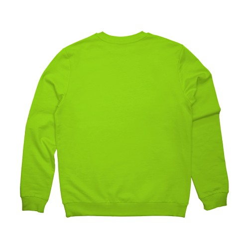 Свитшот "Motion" унисекс с начесом, зеленое яблоко