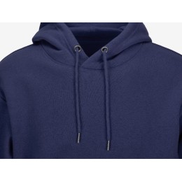 Толстовка с капюшоном оверсайз «Lisbon» унисекс, темно-синий