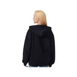 Толстовка оверсайз с капюшоном на молнии «Monaco», темно-синий