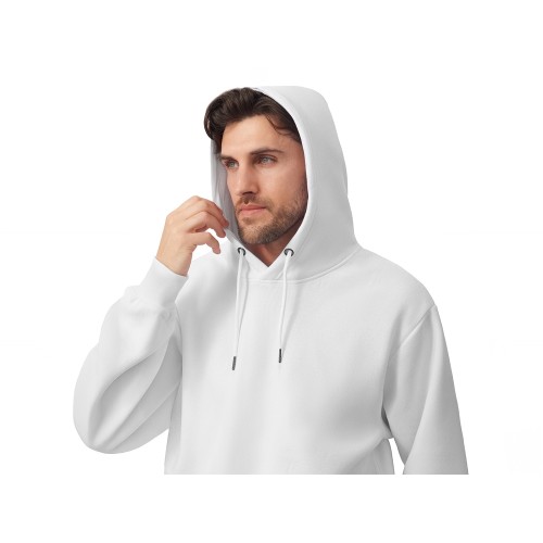 Толстовка с капюшоном оверсайз «Lisbon» унисекс, белый