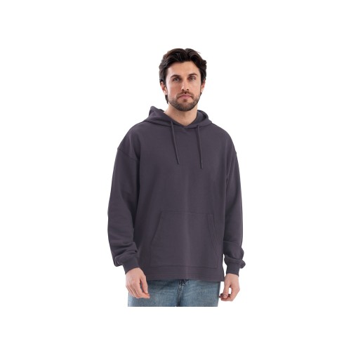 Худи оверсайз «Alpha.01» унисекс, темно-серый