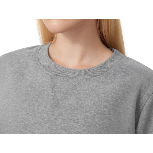 Свитшот оверсайз «Lisbon» унисекс, серый меланж