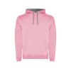 Толстовка с капюшоном "Urban" мужская, светло-розовый/серый меланж