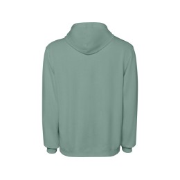 Толстовка с капюшоном «KENIA» унисекс, сине-зеленый выстиранный