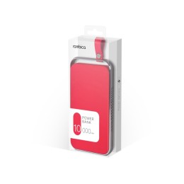 Внешний аккумулятор Rombica NEO Electron Red, 10000 мАч, красный (Р)