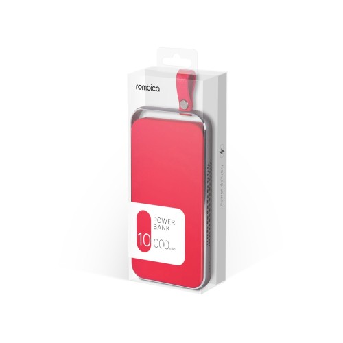 Внешний аккумулятор Rombica NEO Electron Red, 10000 мАч, красный (Р)