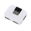 USB Hub "Gaia" на 4 порта, белый