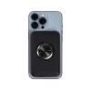 Магнитный беспроводной внешний аккумулятор "MagnetIQ", 5000 mah, 10 W, черный (Р)