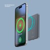 Внешний АКБ NRG MageSafe Alum 5000 мА-ч, 15Вт QI, серый, Deppa