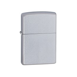 Зажигалка ZIPPO Classic с покрытием Satin Chrome™, латунь/сталь, серебристая, матовая, 38x13x57 мм