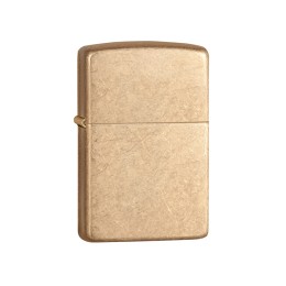 Зажигалка ZIPPO Armor™с покрытием Tumbled Brass, латунь/сталь, золотистая, матовая, 38x13x57 мм
