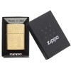 Зажигалка ZIPPO Venetian с покрытием High Polish Brass, латунь/сталь, золотистая, 38x13x57 мм