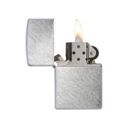Зажигалка ZIPPO с покрытием Herringbone Sweep, латунь/сталь, серебристая, матовая, 38x13x57 мм